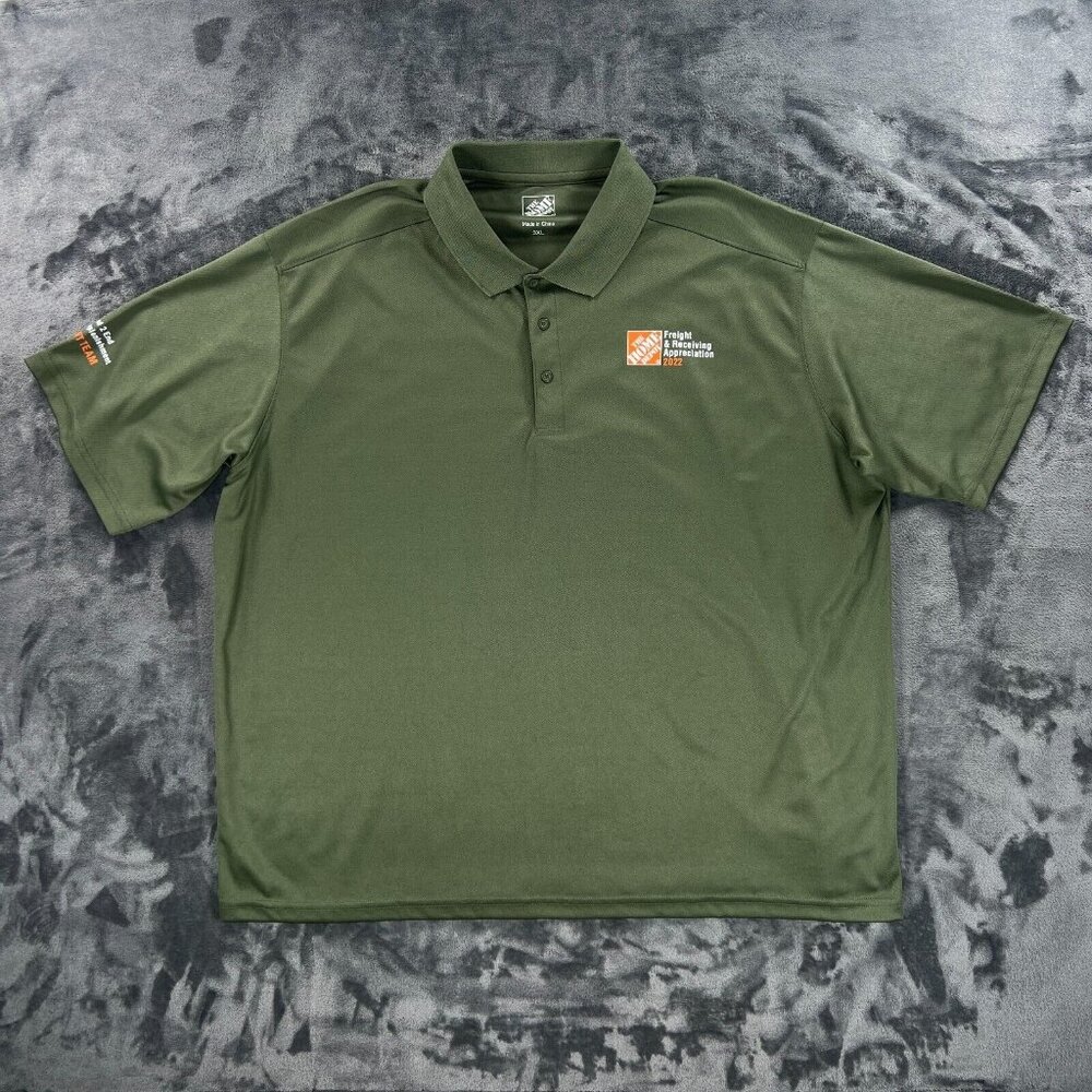 The Home Depot Employee Polo Shirt Men 3XL Freight Team 2023 Work Activewear